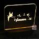Wooden Star Acrylic 3D illusion LED Lamp with Color Changing Led and Remote#1306