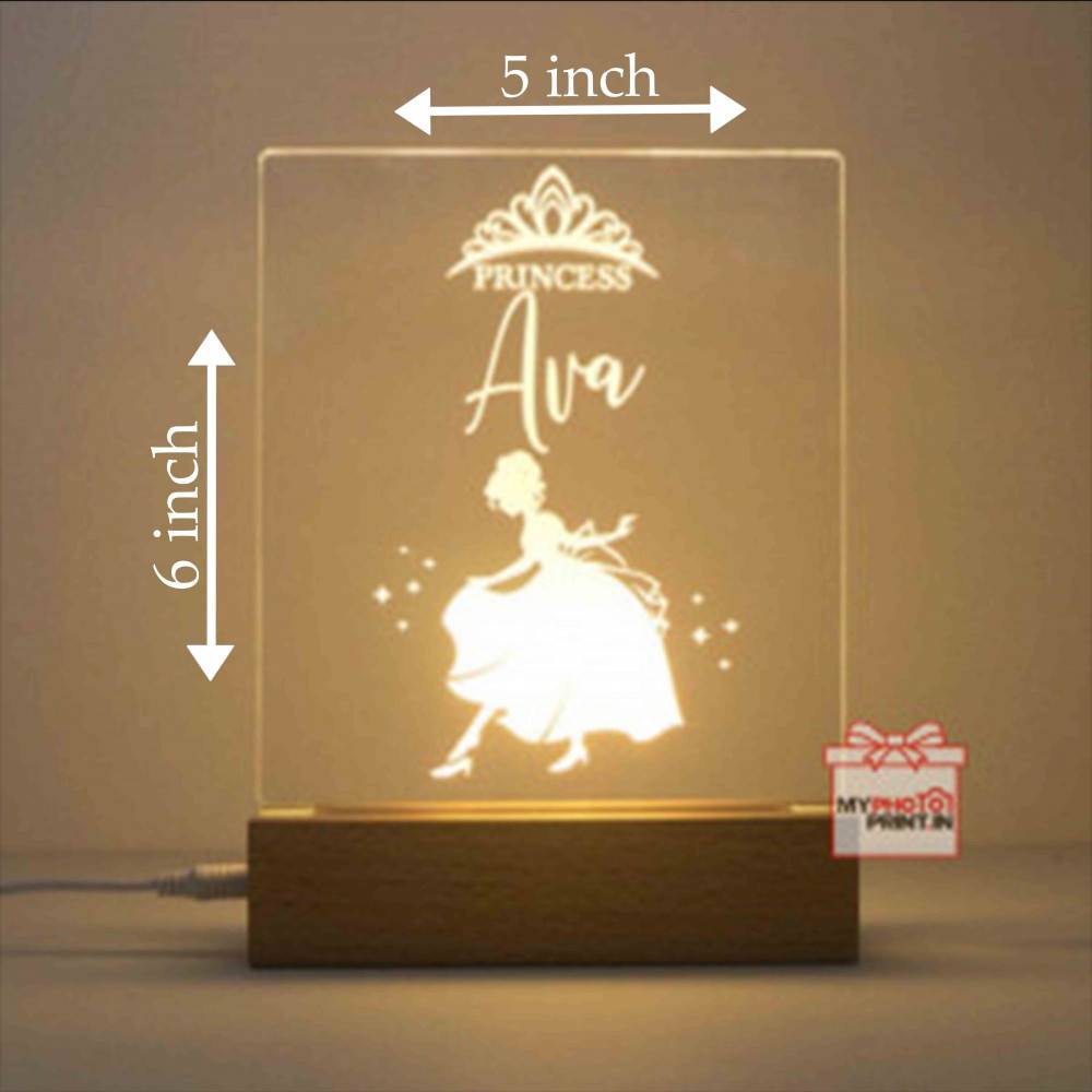 Personalized Angel Acrylic 3D illusion LED Lamp with Color Changing Led and Remote#1314
