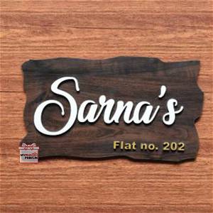 Customized Family Surname Home Name Plate