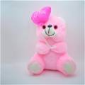 Pink Teddy With Heart Ballon / Soft Toys