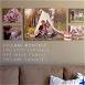 Customized Photo Canvas On Wall (Pack OF 5) 