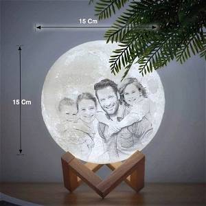 Customized Photo Moon Lamp | White Color 2
