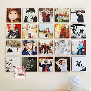 Customized Multiple Canvas On Wall (Pack OF 20) You Can Send Photos Via WhatsApp Also After Order Or Query On WhatsApp