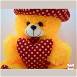 Yellow Teddy With Heart /Soft Toys