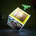 Photo Customized Rotating Cube With Led