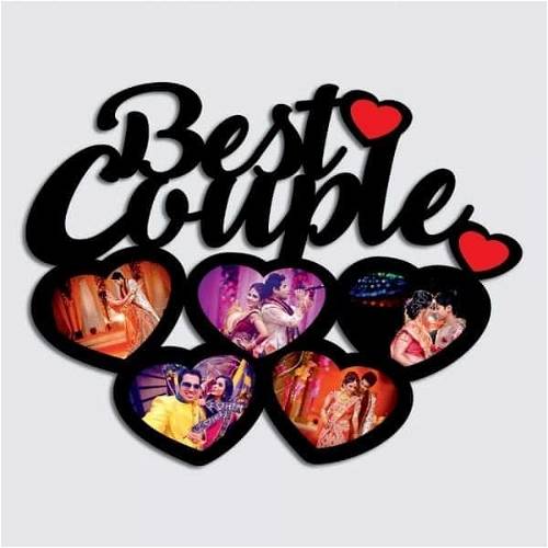 Best Couple Wooden Photo Frame/Collage 5 Photos