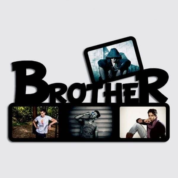 Brother Wooden Photo Frame/Collage 4 Photos