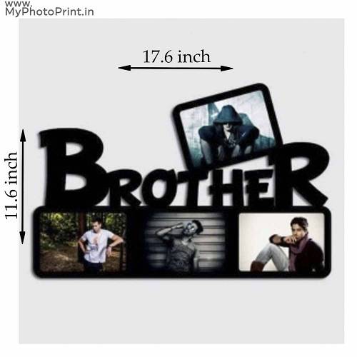 Brother Wooden Photo Frame/Collage 4 Photos