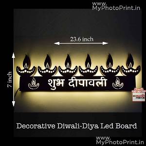 Decorative Diwali-Diya Led Board