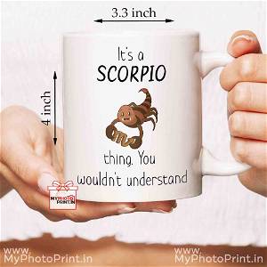 Scorpio Mug Sign With Quotes