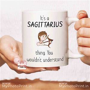 Sagittarius Mug Sign With Quotes