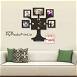 Personalized Tree Photo Wall Clock Frame With 5 images