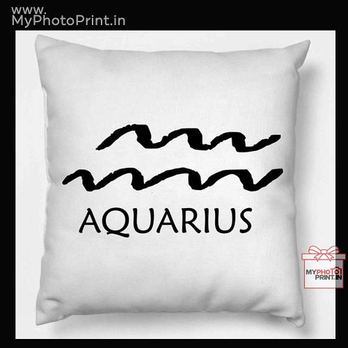 Aquarius Zodiac Sign Cushion