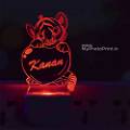 Personalized Simmba Plug Acrylic Night Lamp With Multicolor Lights #1605
