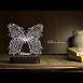 Personalized Butterfly Acrylic 3D illusion LED Lamp with Color Changing Led and Remote #1612