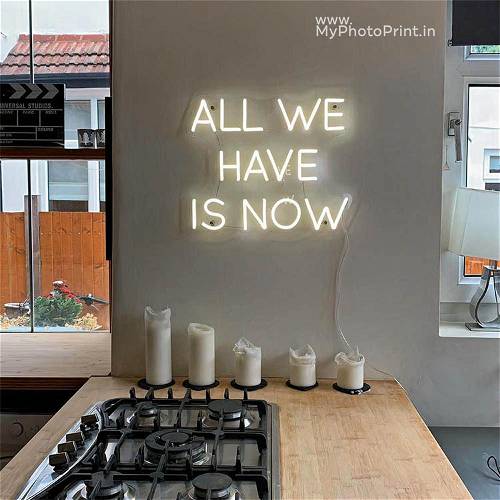 Neon All We Have is Now Led Neon Sign Decorative Lights Wall Decor