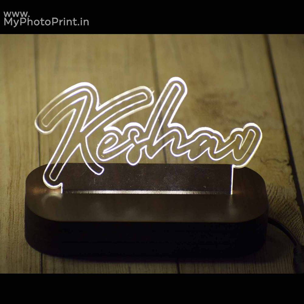 Custom Name Night Lamp With Name on It Online India Night lights with personalized name are the best gifts that one can give to his loved ones on special occasions. This special gift will not only be cherished by the receiver but also he will feel that the person whom he loves her as much as he loves himself. Personalized full name night lamp with name is one of the most amazing and unique gifts that one can present to his near and dear ones. Engraving a lovely name on the lamp with customized engravings can make it truly unique and perfect for a bedroom, dining room or any other part of the house.