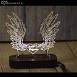 Personalized Angel Wings Acrylic 3D illusion LED Lamp with Color Changing Led and Remote #1634