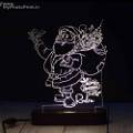 Personalized Santa Claus  Acrylic 3D illusion LED Lamp with Color Changing Led and Remote #1638
