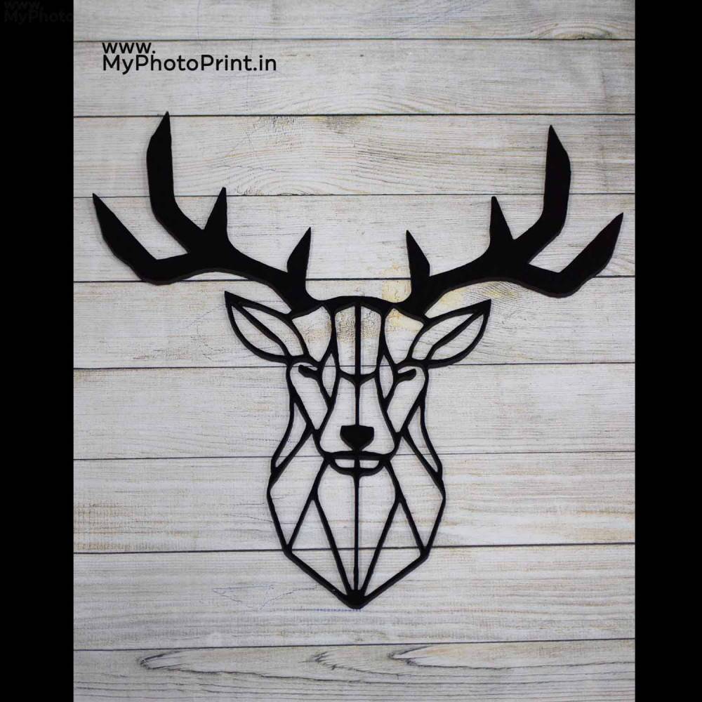 Deer Wooden Wall Decoration