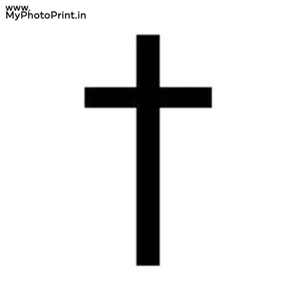 Jesus Cross Sign Wooden Wall Decoration