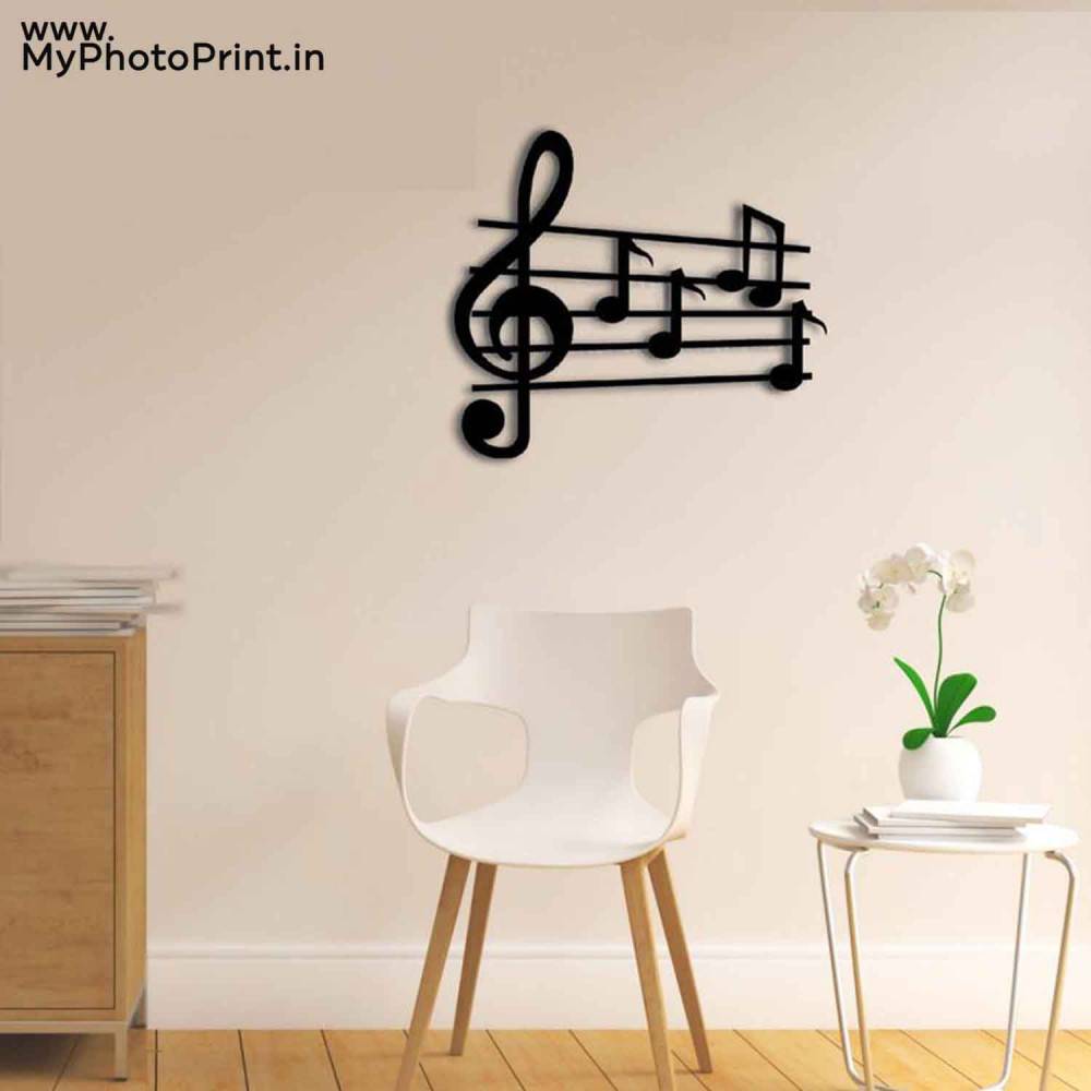 Geometric Wooden Music Wooden Wall Decoration