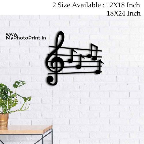 Geometric Wooden Music Wooden Wall Decoration