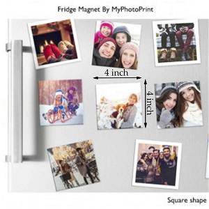 Square Photo Fridge Magnets | Get Customized & Personalized Photo Pair of 4