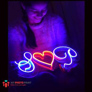 Buy Dzire Gifts Personalized Led Name plates, Couple Name Plate, Valentines  Gift, Name plates, Wedding Anniversary Gifts, Led Name Lamp with Date 2  Online at Low Prices in India 
