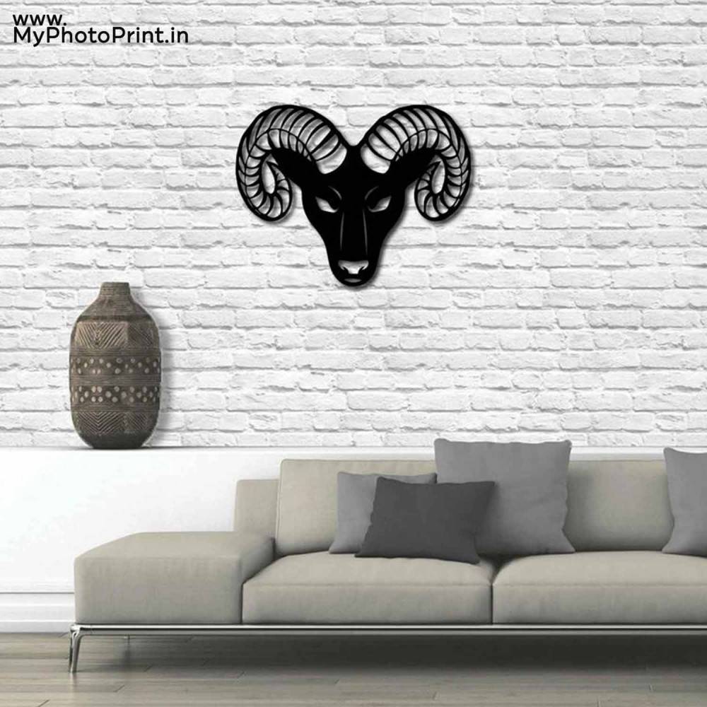 Goat Wooden Wall Decoration