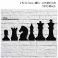 Chess Characters Wooden Wall Decoration