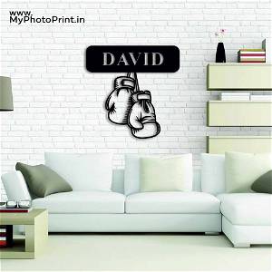 Customized Boxing Sign Wooden Wall Decoration