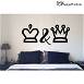 King & Queen Wooden Wall Decoration