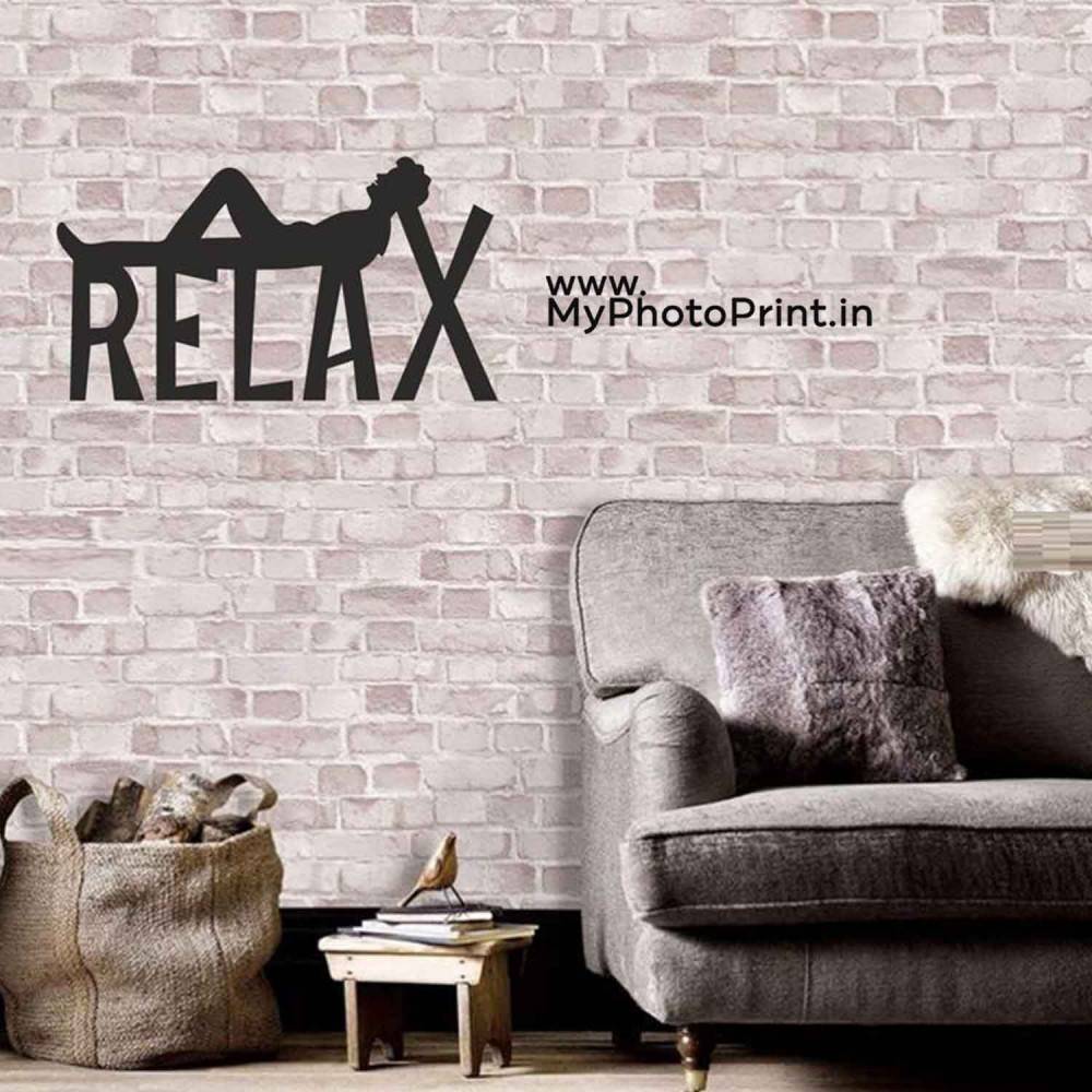 Relax Wooden Wall Decoration
