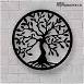Simple Tree of Life Metal Wall Art Wooden Wall Decoration